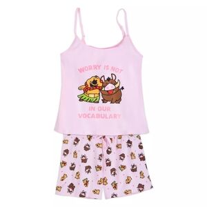 The Lion King Disney baby Timon and Pumbaa cami set Large Hakuna Matata